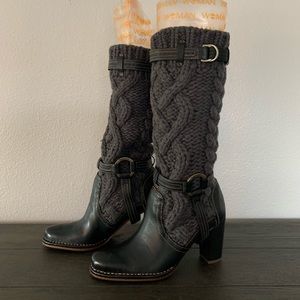 Timberland Women’s Black Cable Heel Boot